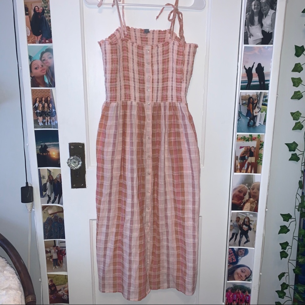 Plaid American Eagle Long Dress
